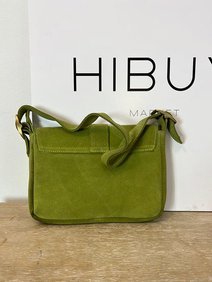 OTRAS. Bolso mini verde asa corta