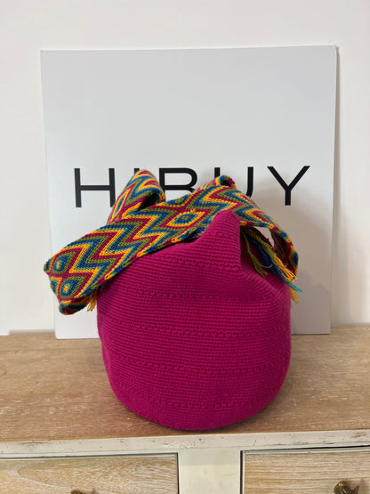 OTRAS. Bolso rosa asa colores