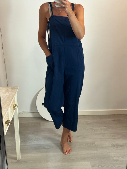 SHEIN. Flowy Blue Jumpsuit Tm