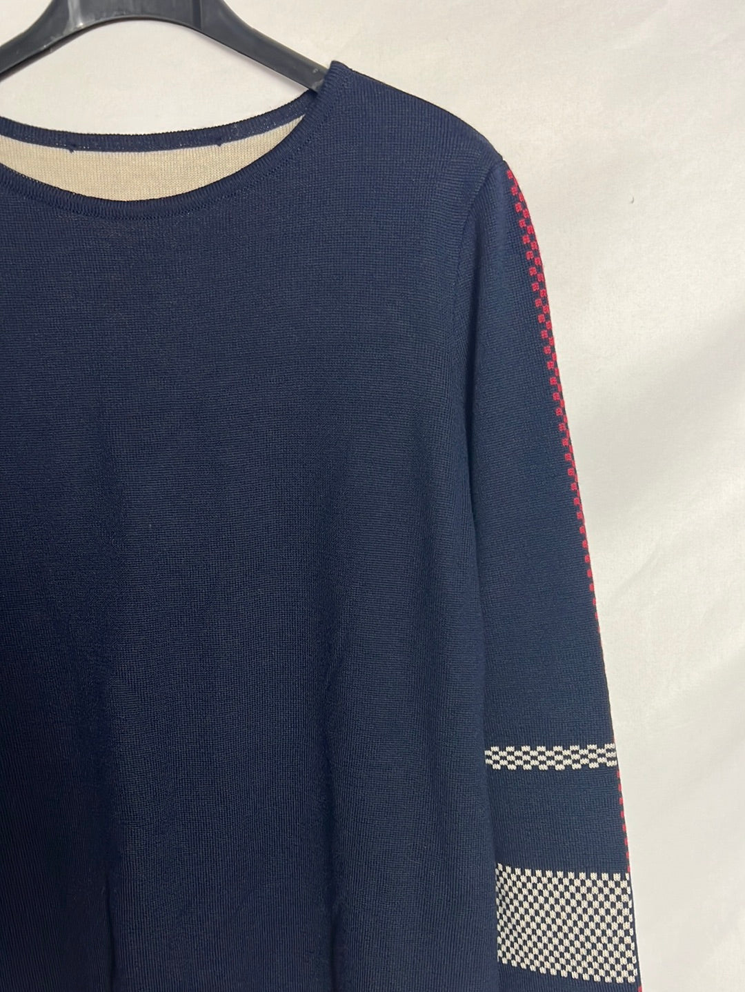 WENDY'S LITTLE HOUSE. Short blue wool dress. TS