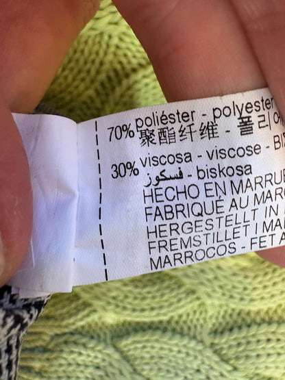 ZARA. Mustard textured back top. TS