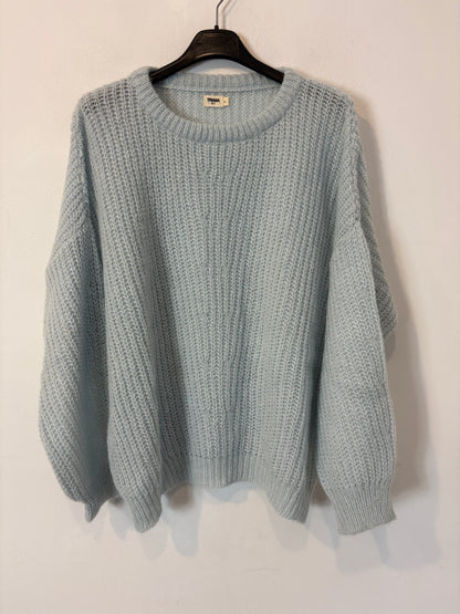 TRIANA BY C. Jersey azul claro cuello redondo