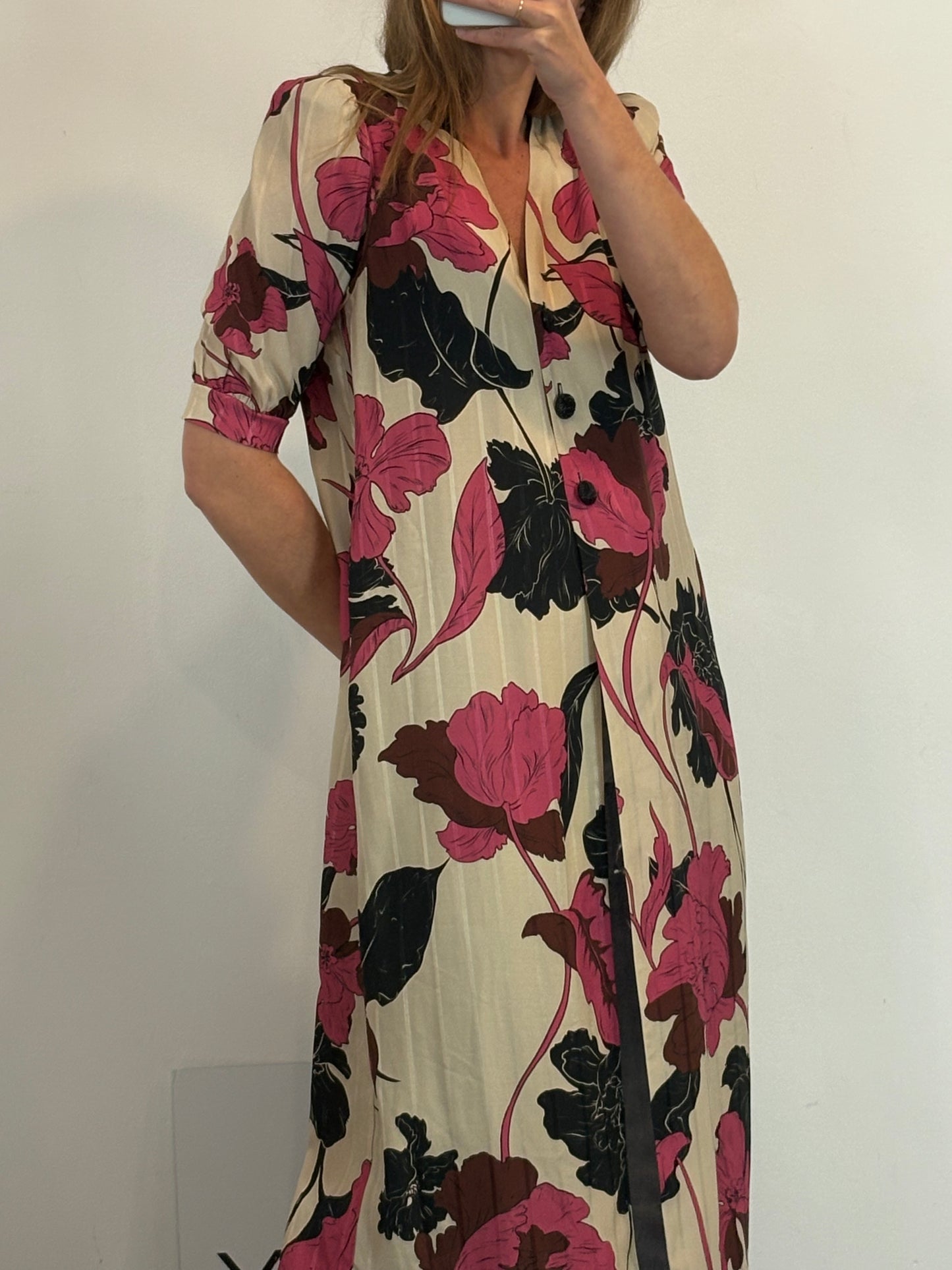 BOLFATE. Blusa larga estampada