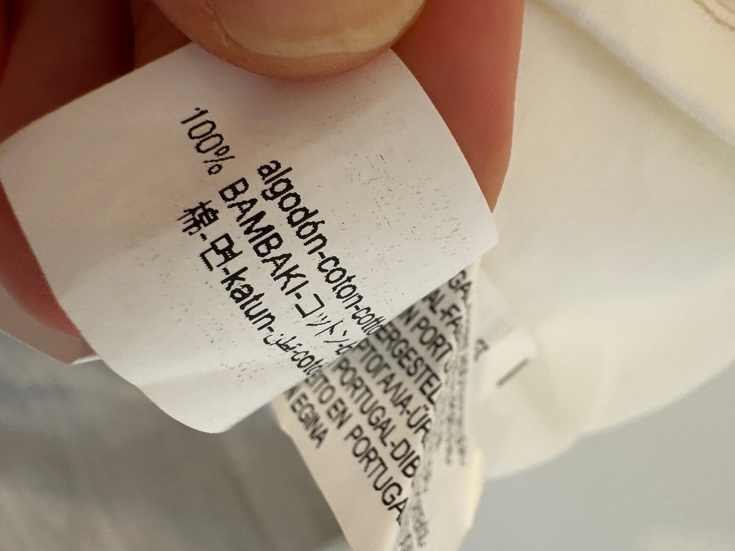 ZARA. Sudadera fina color crudo. T M