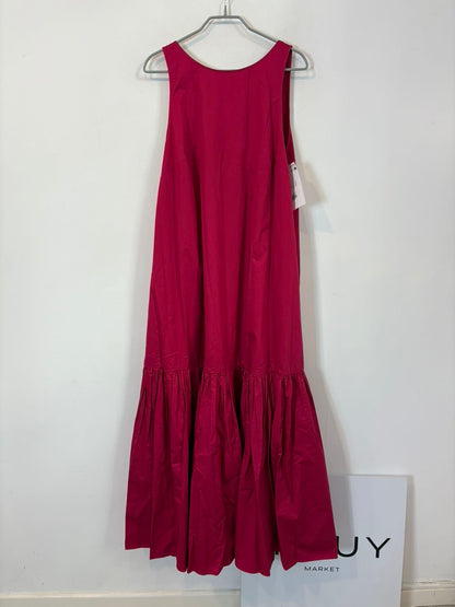 & OTHER STORIES. Vestido largo rosa  escote espalda