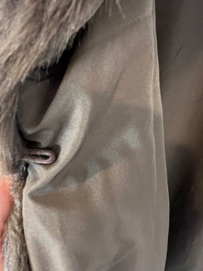 EASY WEAR. Chaleco pelo marrón chocolate. T M