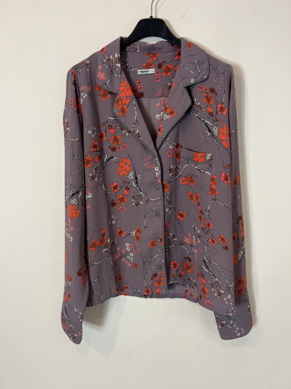 NOON. Mauve floral blouse. TM
