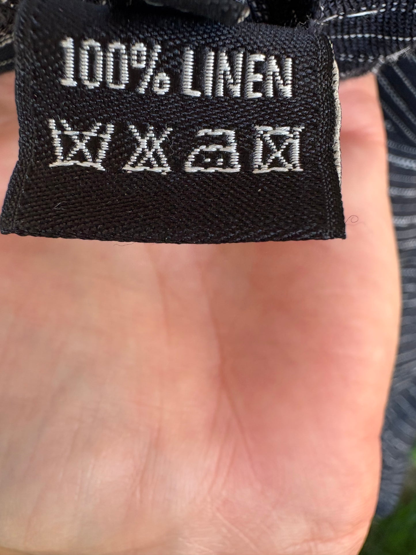 CORTANA. Falda midi abotonada lino. T 38