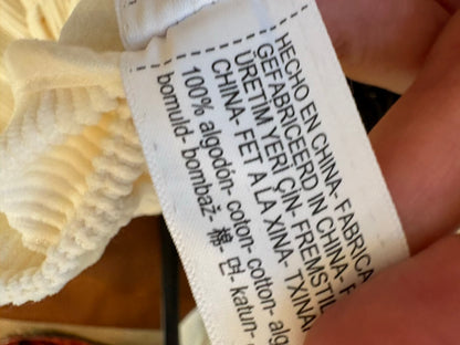 MASSIMO DUTTI. Pantalón pata ancha textura