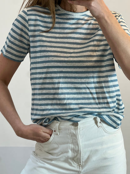 OCTOBRE. Camiseta lino rayas T.xs