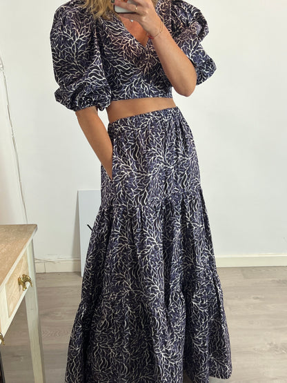 WAMY. Top cruzado manga abullonada. T S/M