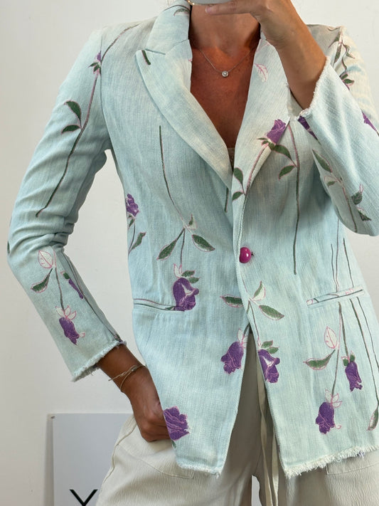 DIXIE. Blazer estampada algodón. T S