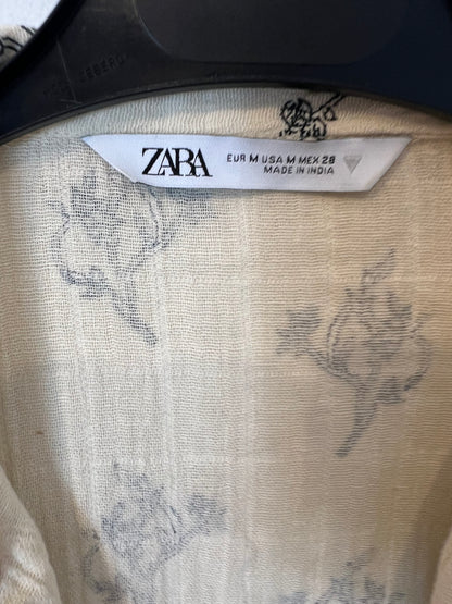 ZARA. Patterned cotton shirt. TM