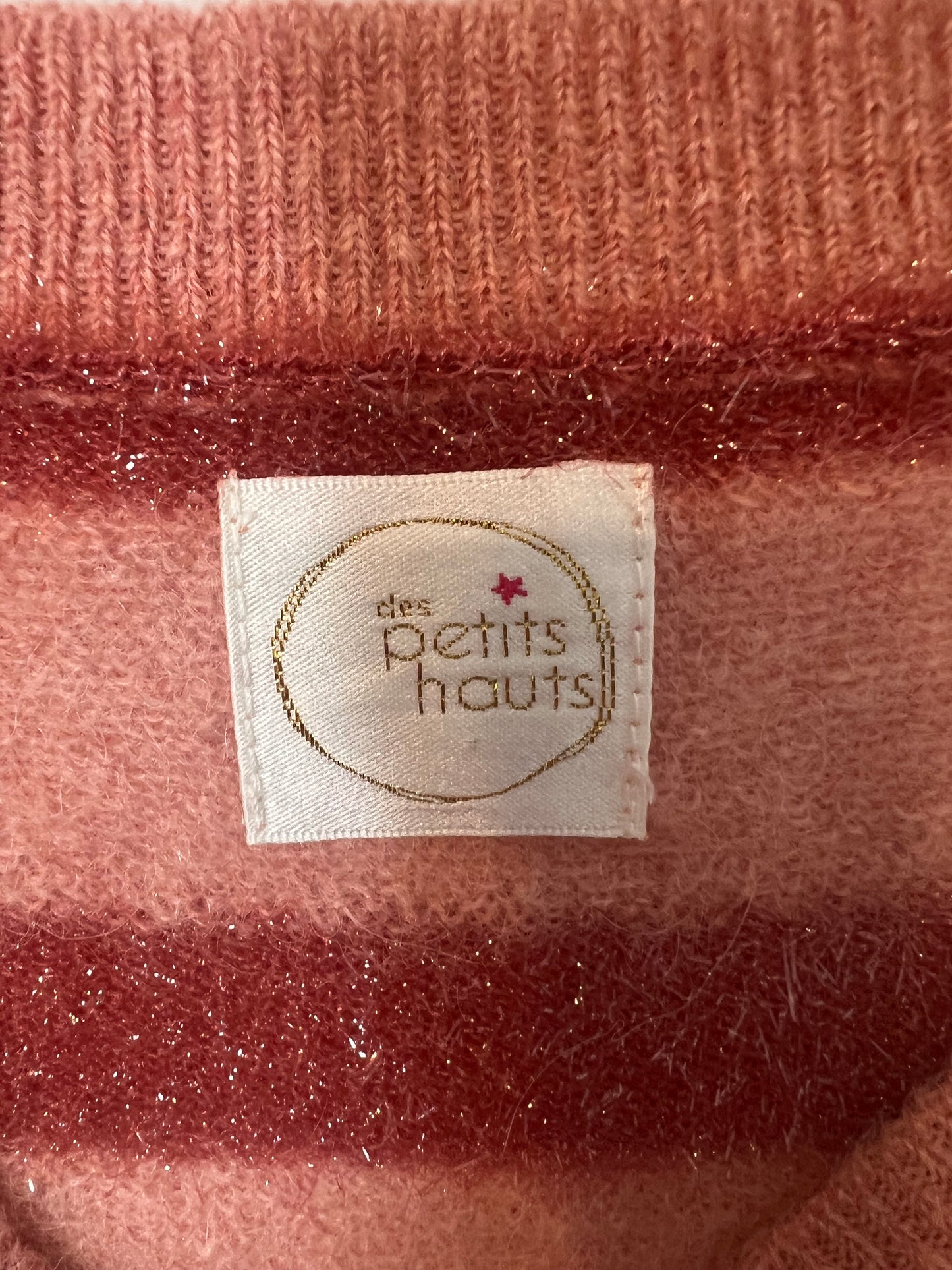 DES PETITE HAUTS. Jersey rayas hilos