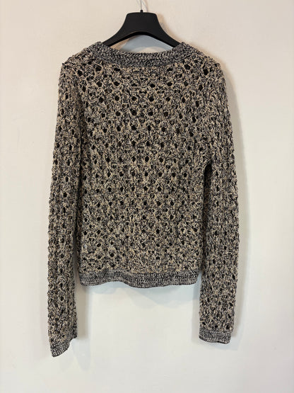 ZARA. Chaqueta punto abierto T.m