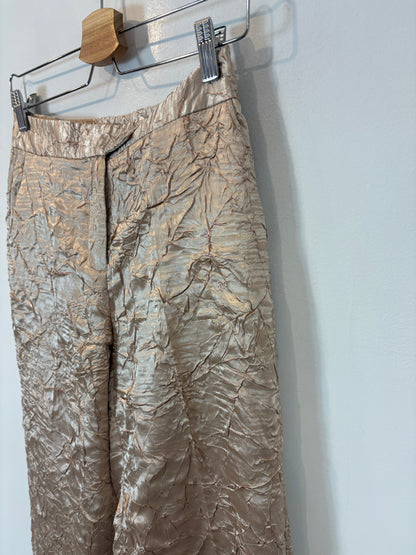 ZARA. Total look: textured pants and top. Size XS