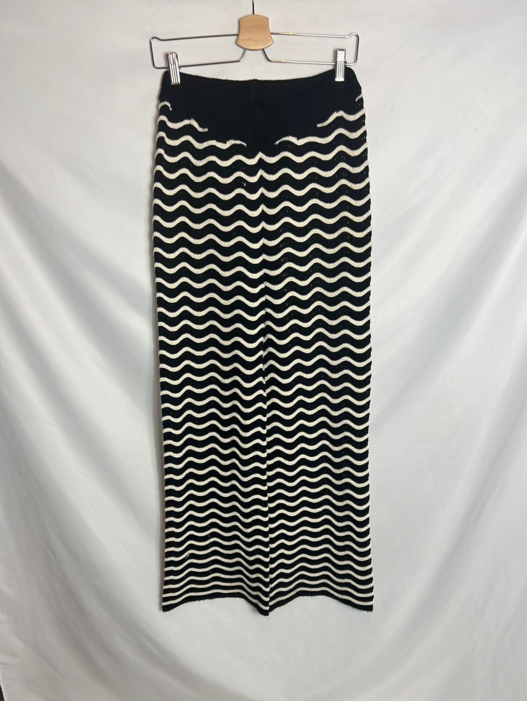 OTRAS. Total look crochet bicolor zig zag. T S/M