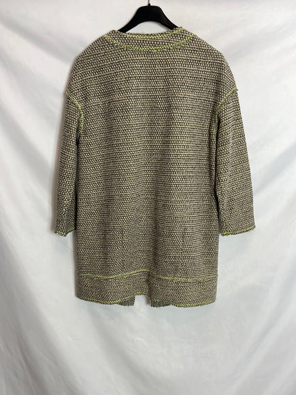 BIMBA Y LOLA. Chaqueta oversized detalles flúor. T XS (S)