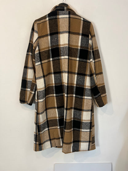 OTRAS. Abrigo paño cuadros T.u(s)