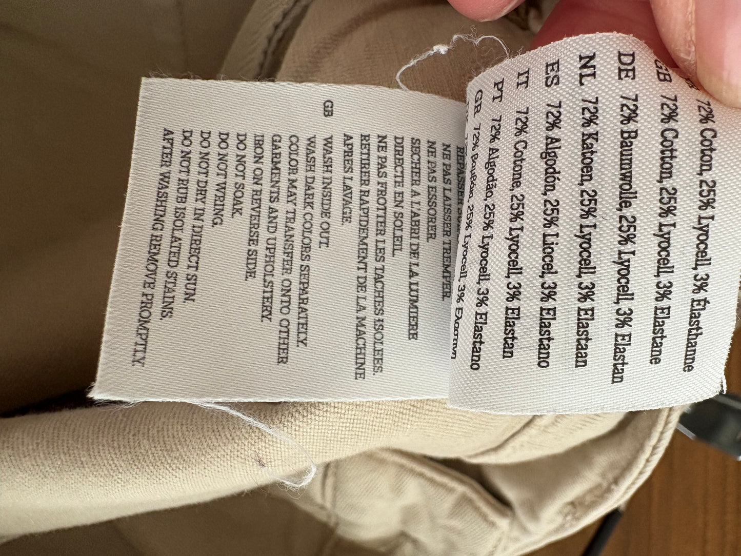 LABDIP. Denim recto beige