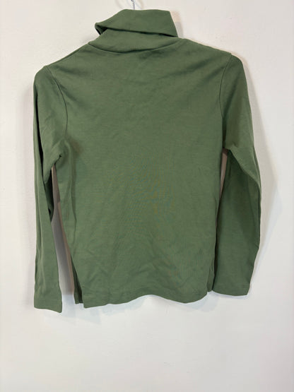 LITTLE BAT. Long-sleeved green T-shirt. Size 8 years