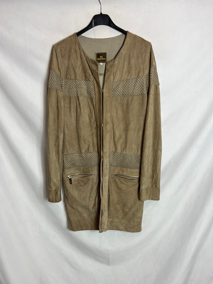 GIL SANTUCCI. Double-textured jacket, size 40(s)