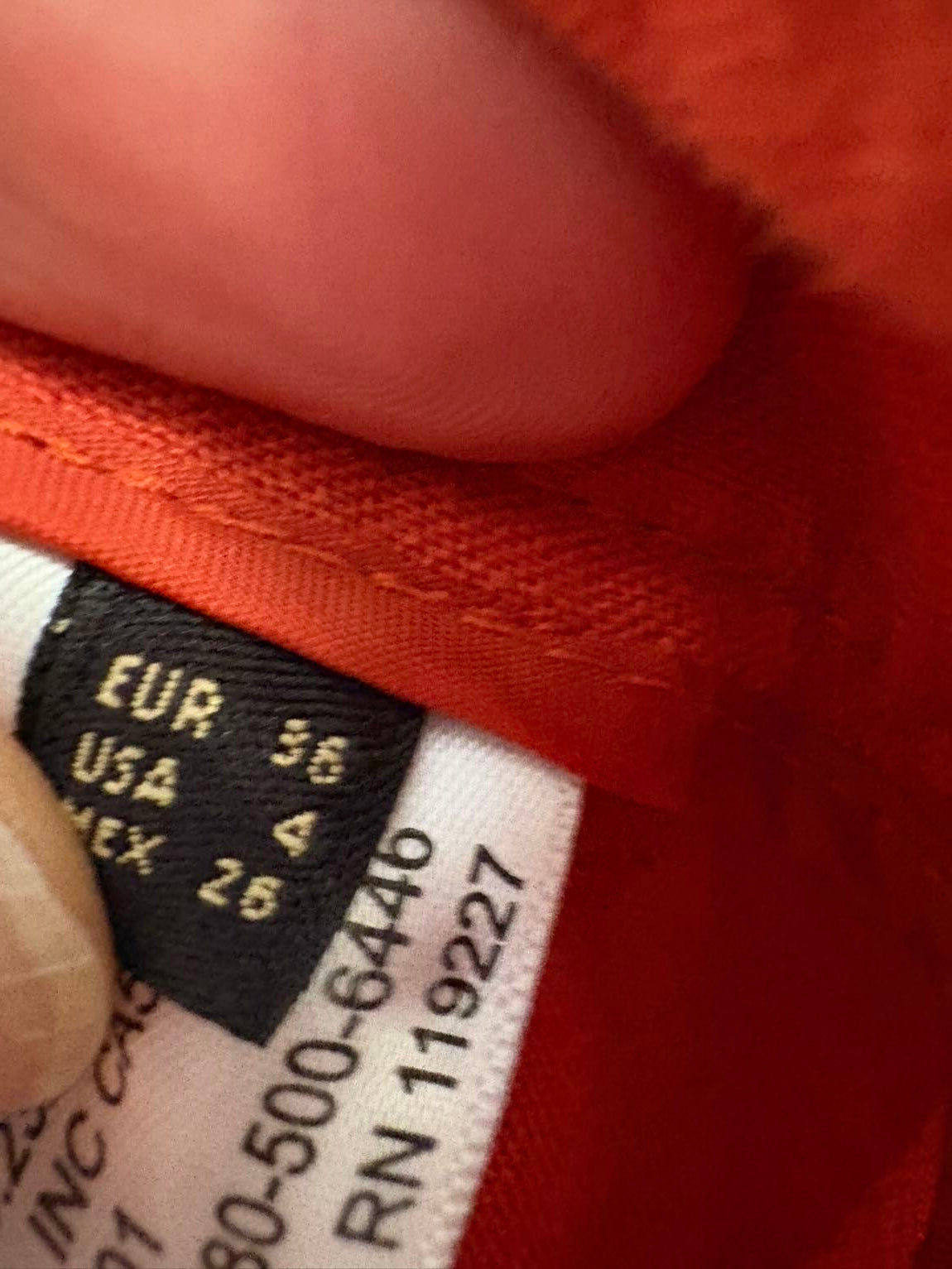 MASSIMO DUTTI. Pantalón lino anaranjado
