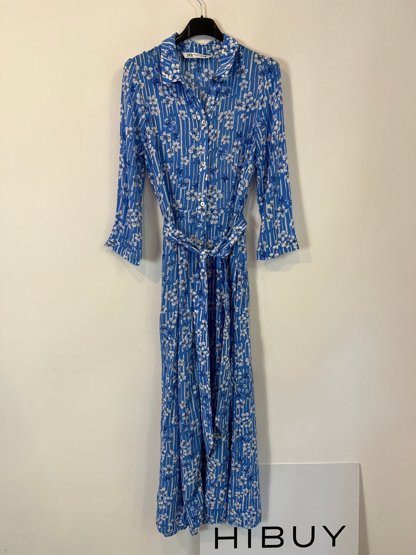 ZARA. Floral shirt dress Ts