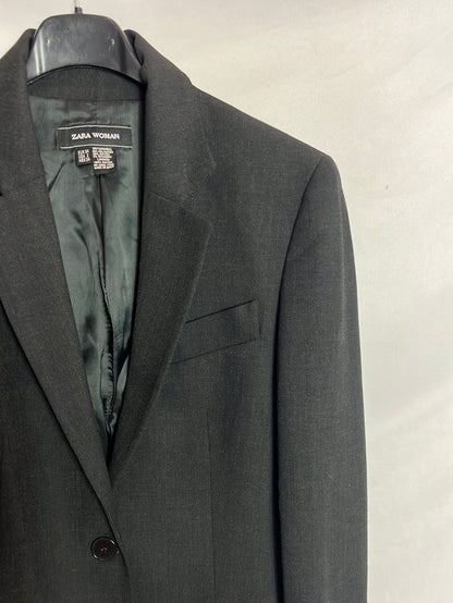 ZARA. Blazer gris marengo . T XS