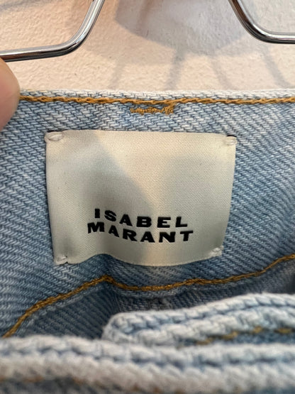 ISABEL MARANT. Falda denim abotonada T.36