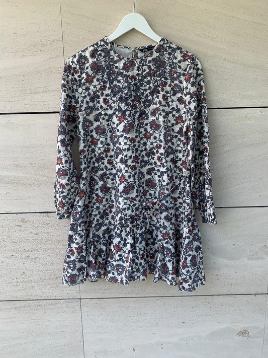 ZARA. Mustard textured back top. TS