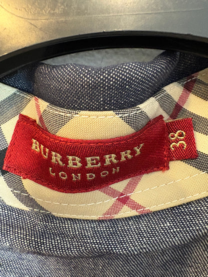 BURBERRY. Camisa fluida denim