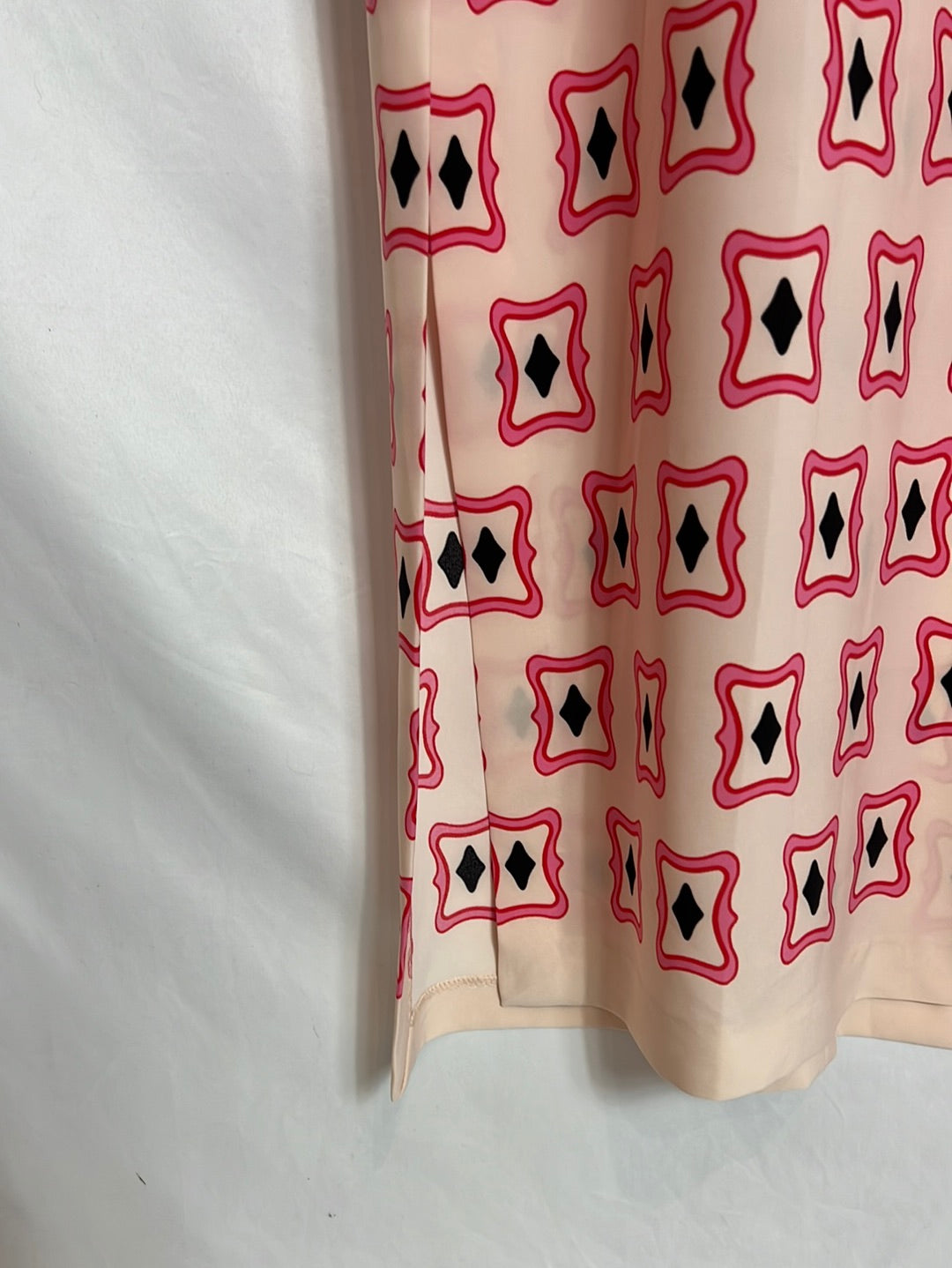 ZARA. Printed midi dress with tights. T.S.