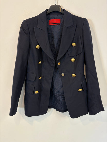 CAROLINA HERRERA. Chaqueta azul botones dorados