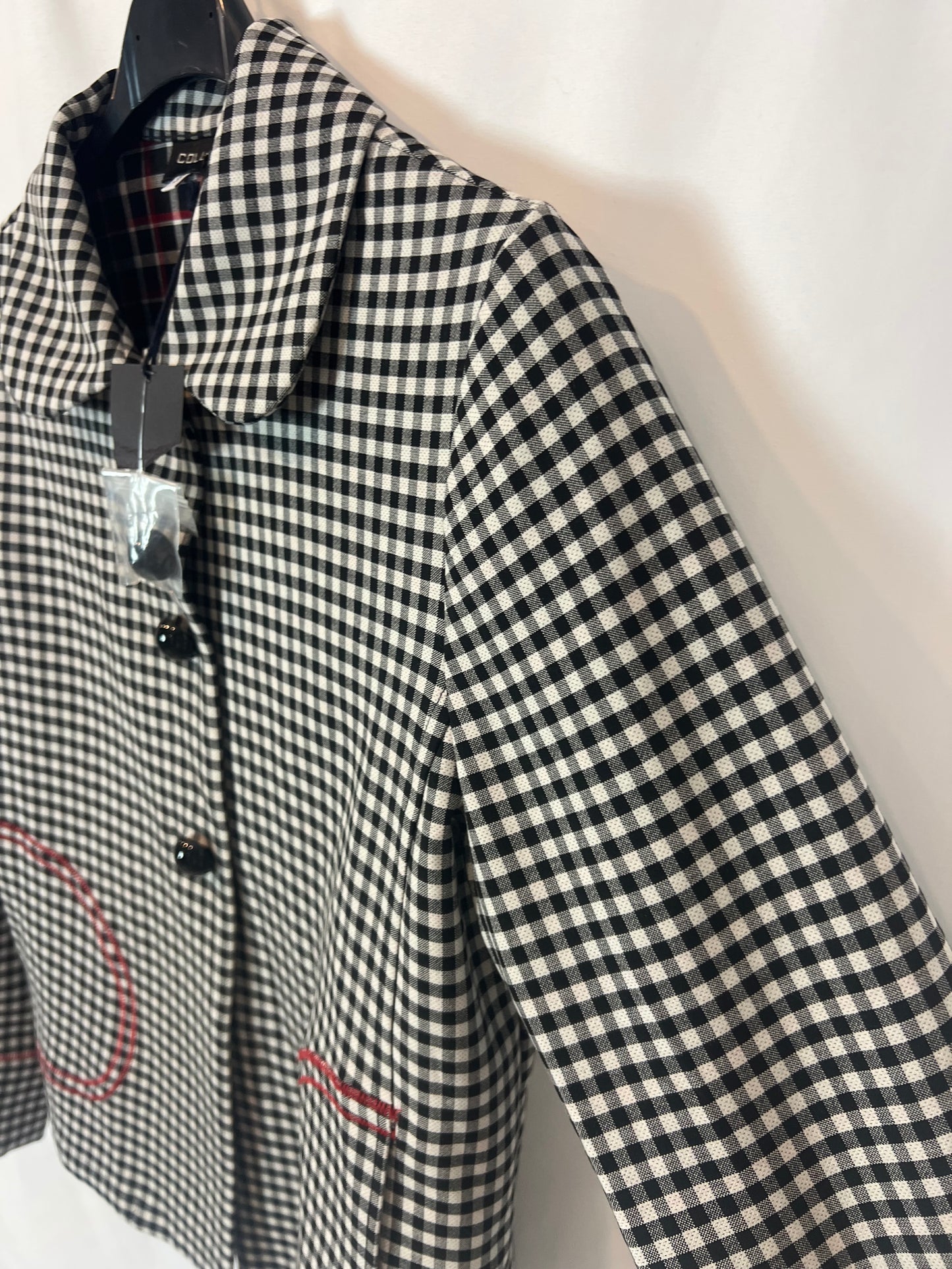 COLLECT. Chaqueta cuadros detalle bolsillos. T 38