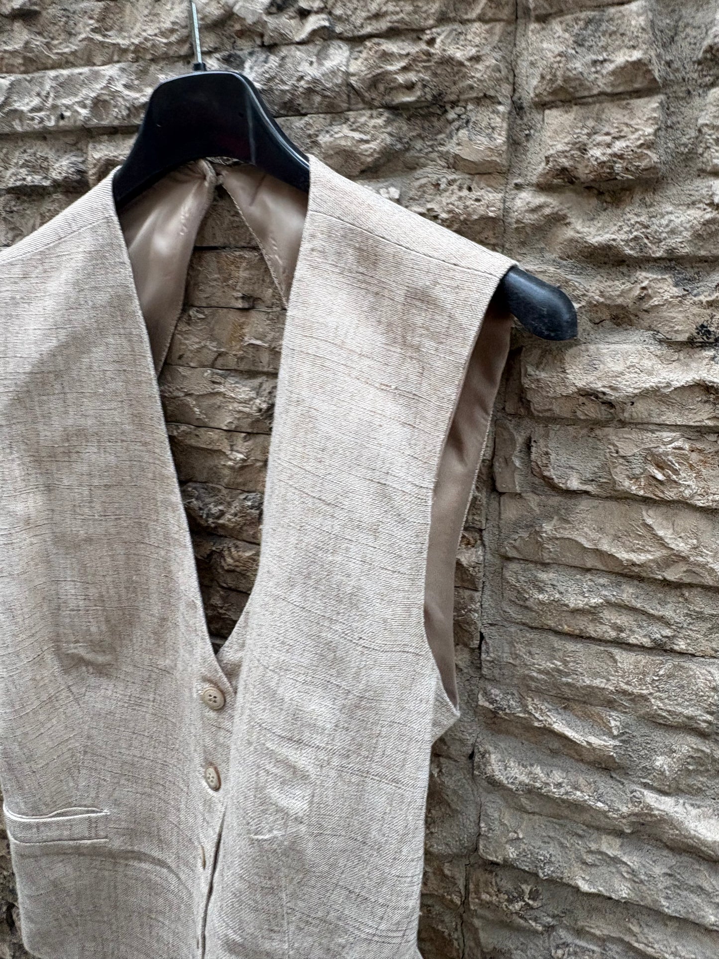 OTRAS. Conjunto 3 piezas beige jaspeado