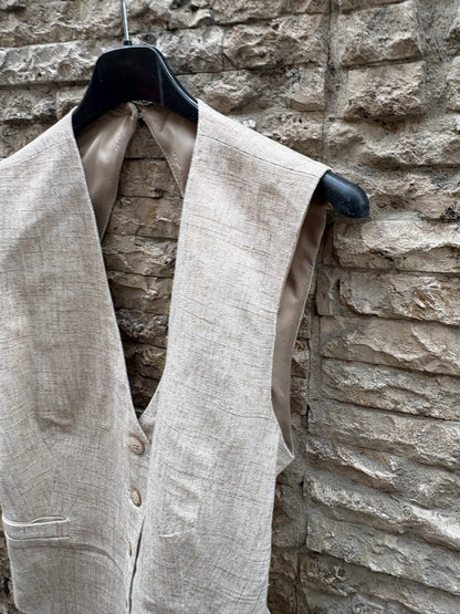 OTRAS. Conjunto 3 piezas beige jaspeado