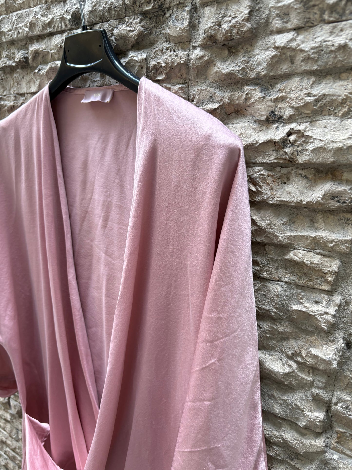 TCN. Top seda rosas claro. T S