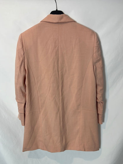 EASY WEAR. Blazer rosa claro  fluida. T S