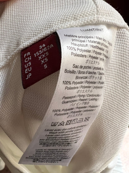 COMPTOIR DES COTONNIERS. Pantalón blanco fluido textura. T 34