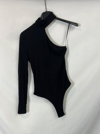 LTL STORE. black ribbed Ts bodysuit