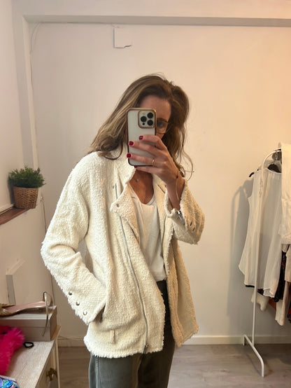 IRO.Biker tweed beige S.36