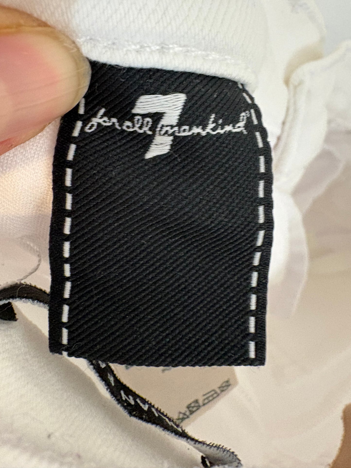 FOR ALL 7 MANKIND. Denim recto blanco