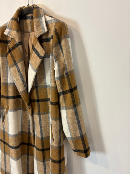 ZARA. Mustard textured back top. TS