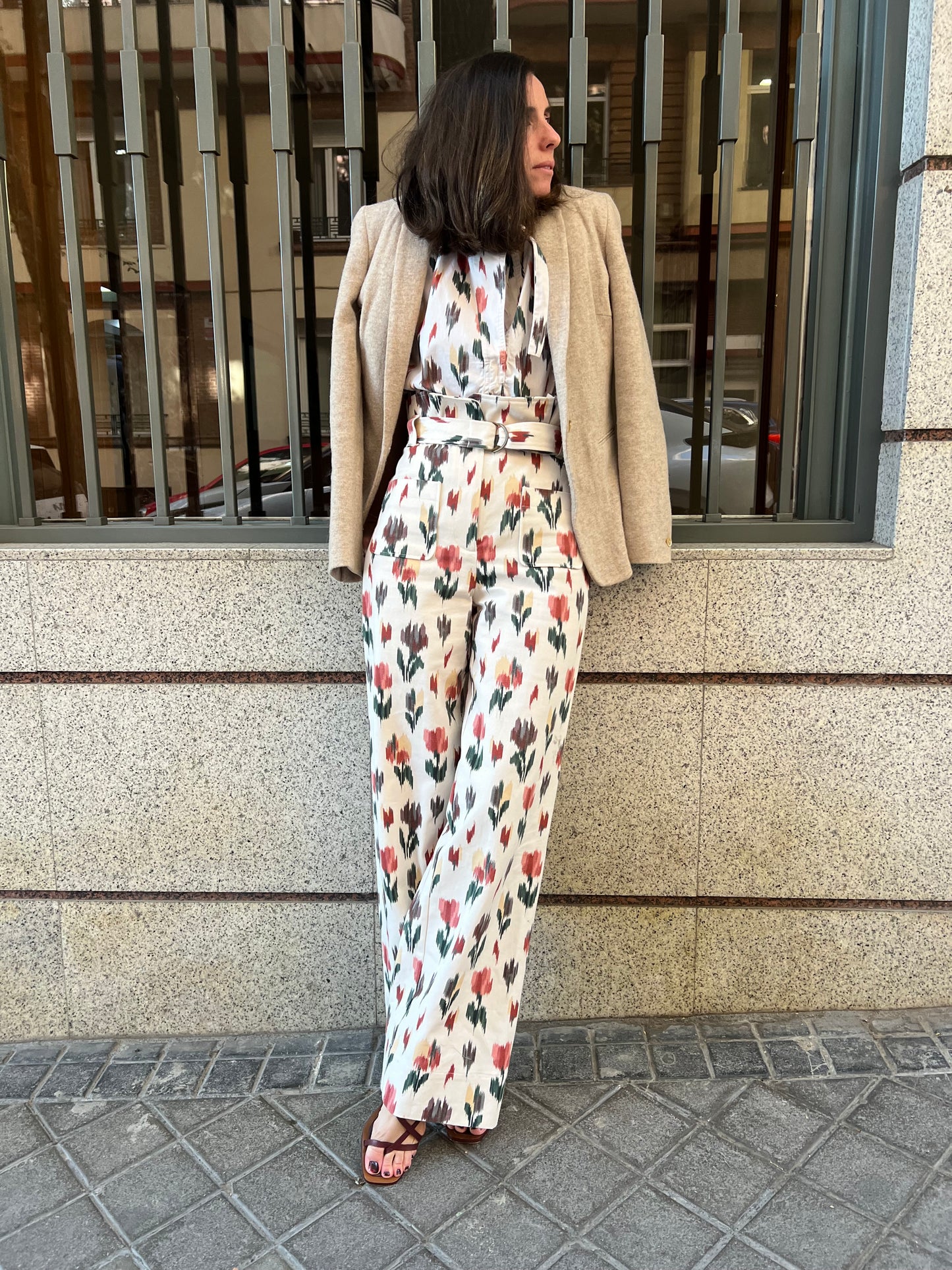 SEZANÈ. Pantalón denim "marty" T.36