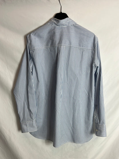 UNIQLO. Camisa oversized rayas T.xs
