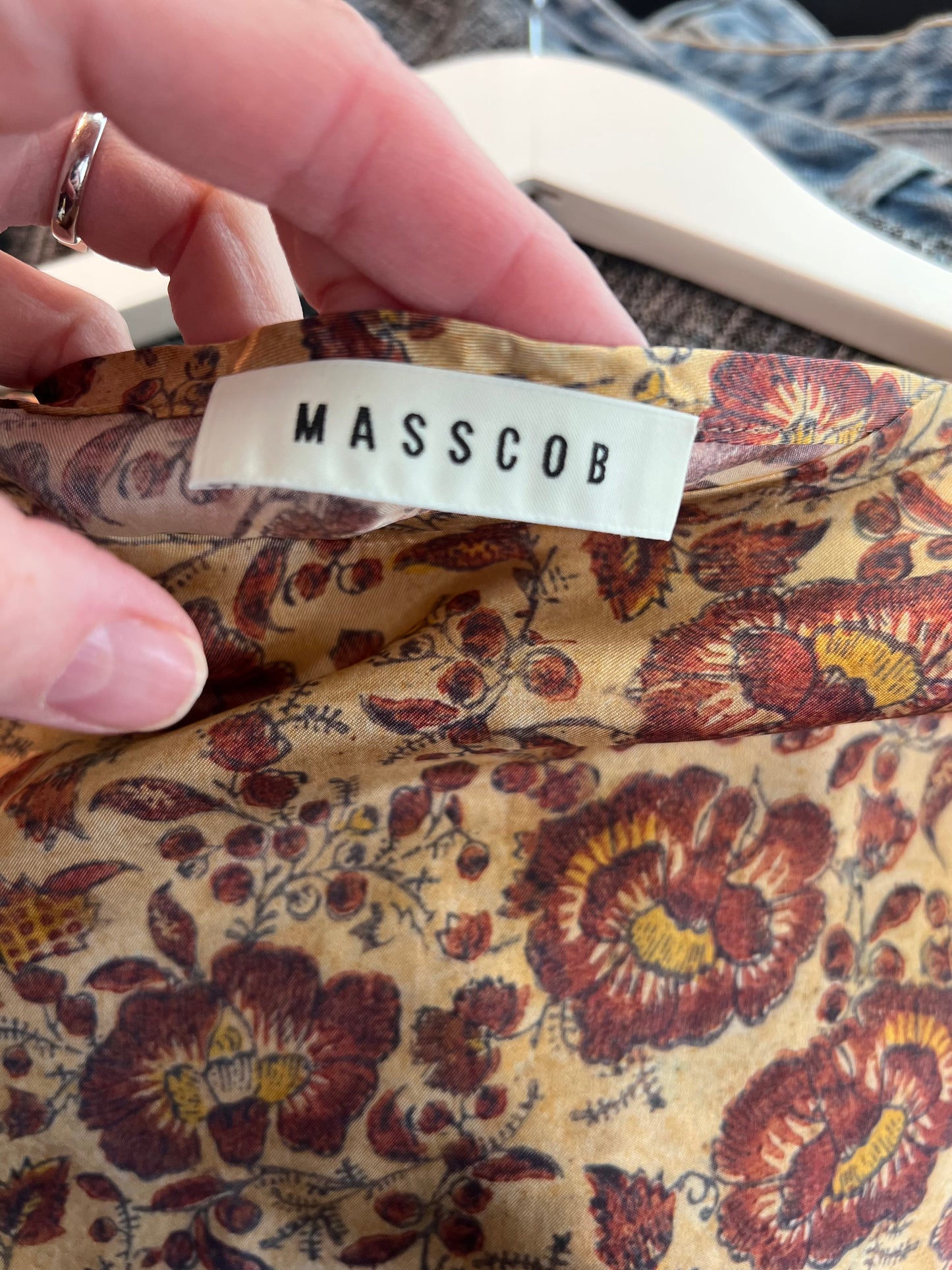 MASSCOB. Top flores fluido. T XS