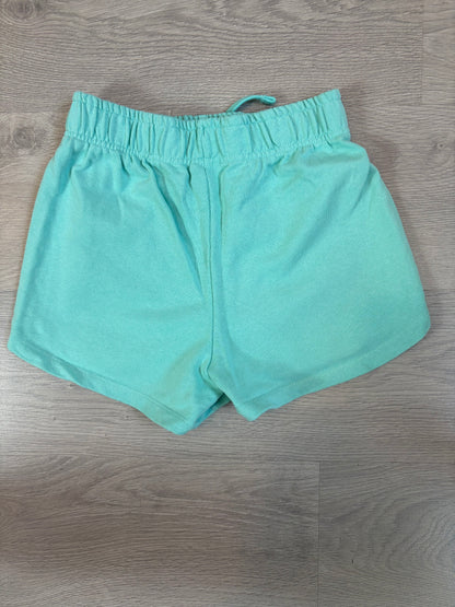 ZARA. Conjunto felpa  verde agua dibujos. T 13-14 años (xs)