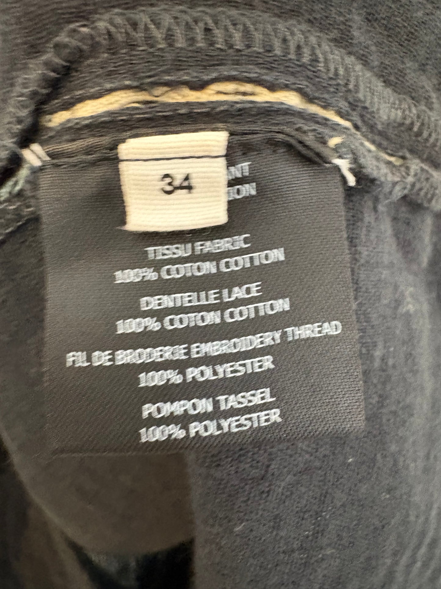 ISABEL MARANT ÉTOILE. Blusa negra bordados