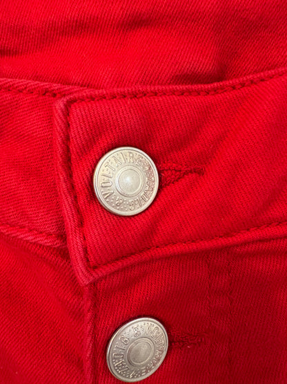 ZADIG & VOLTAIRE. Denim rojo abotonado